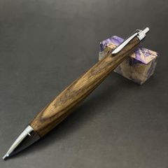 やまだ工房　木軸シャープペンシル　黒柿