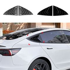 【送料無料】Tesla テスラ Model 3（2017～2024）対応 リアウィンドウ ルーバー 外装 カスタムパーツ ABS製CYB105人気注目