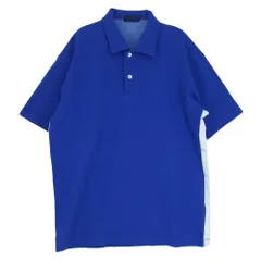 COMME des GARCONS HOMME コムデギャルソンオム AD2007 HA-T040 製品染め サイドライン 半袖 ポロシャツ ブルー系 SS【中古】のサムネイル