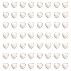 デコパーツ ハート 透明 4mm 2000個 クリア ぷっくり ネイルパーツ ミニ カボション パーツ BD3763