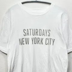 サタデーズニューヨークシティ the Pool aoyama 古着 ユーズド サーフ サーファー アメカジ シンプル Lサイズ ホワイト 白T