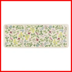 【在庫処分】約45cm×120cm(日本製) キッチンマット ピンク スプリング オカ(OKA)
