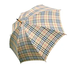 【新品未使用】 タグ付き バーバリー 長傘 ユニセックス Wpc. ビニール傘 雨傘 長傘 12本骨 12K プラスティック