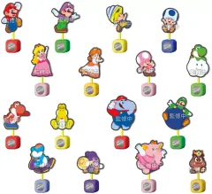 【中古】食玩 雑貨 全16種セット 「スーパーマリオブラザーズ ワンダー パネルクリップスタンド」