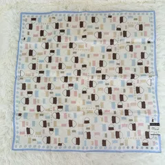 CELINE セリーヌ 大判ハンカチ Large Collection マカダム柄 レトロ