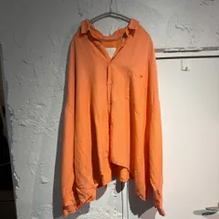 whowhat フーワット 5XL SHIRTS LINEN オーバーサイズシャツ オレンジ系【表参道A09】のサムネイル