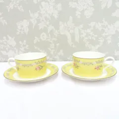 TIFFANY&Co. ティファニー 食器 Pink Tulip ピンクチューリップ ペアカップ＆ソーサー コーヒーカップ 2客セット