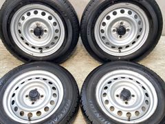 155/80R14 88/86LT 
ダンロップ エナセーブ VAN01 
トヨタ純正 AL 
14x5.0  100-4穴 
中古タイヤ サマータイヤ ホイールセット 4本セット
 s14250620172