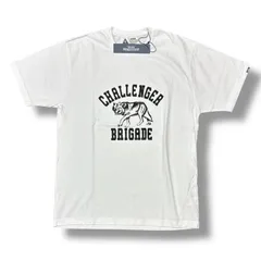 参考上代8580円 未使用品 CHALLENGER 24SS WOLF COLLEGE TEE ウルフカレッジTシャツ カットソー チャレンジャー CLG-TS 024-020 white