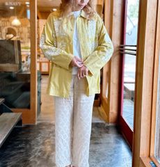 sara mallika   【C.LINEN BIGFLOWEREMBJK】
