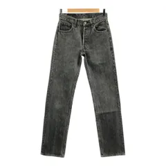 Levi's リーバイス ~90's  501-0658 先染め ブラックデニムパンツ グレー 脇割り W28 USA製