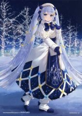 [중고] 잡화 눈 미쿠 2021 일러스트 보드 [이치방쿠지 유키미쿠 ~SNOW MIKU~ Third Season] H상