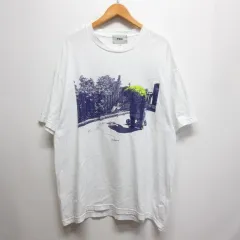 THE モンゴリアンチョップス TMC 半袖 プリント Tシャツ カットソー XL 白 ホワイト ■FF