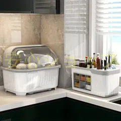 プラスチック製引き出しタイプディッシュドレイナーカップボード