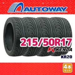 【AUTOWAY】 新品 215/50R17 サマータイヤ KENDA KR20 17インチ 4本セット 夏タイヤ オートウェイ