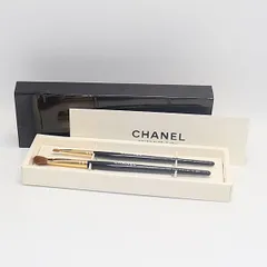良品 箱付き シャネル メイクブラシ2本セット ブラック YUM 2000000 NSK