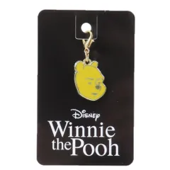 【メール便】くまのプーさん ファスナーマスコット ミニチャーム しかめっ面 ディズニー マリモクラフト メタルチャーム 目印 キャラクター グッズ 