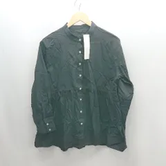 ◇ ◎●未使用● ⊂ Alma Desigh アルマデザイン 長袖 シャツ サイズM ブラック系 レディース E  【1502060012591】