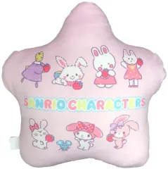 【中古】クッション・本体 集合(総柄/ピンク) 星型クッション 「しまむら×サンリオキャラクターズ」のサムネイル