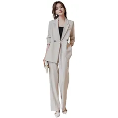 【新品】 [KOSIKINI] フォーマルスーツ レディース リクルートスーツ レディース セットアップ 秋 冬 レディース スーツ ファッション 大きいサイズレディーススーツ レディースセットアップパンツスーツ パンツスーツ 女性 セレモニージャケット  1