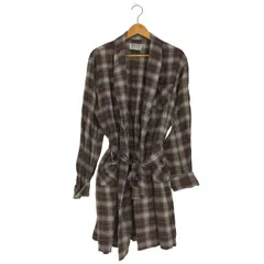 テンプテーション Temptation チェック柄 ガウンコート 羽織 メンズ FREE 