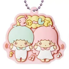 【中古】食玩 キーホルダー 6.リトルツインスターズ 「サンリオキャラクターズ ぷっくりラバマスグミ4」