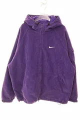 シュプリーム SUPREME × NIKE ARC CORDUROY HOODED JACKET PURPLE L DM1772-506 ナイキ コラボ アーチ ロゴ コーデュロイ フーディー ジャケット パープル 紫 【中古】☆AA★250220のサムネイル