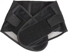 レディース メンズ 兼用 骨盤矯正 ベルトブラック (XL) 腰痛 予防 爽快 サポーター 背骨〜腰骨周りをしっかり支える 通気性抜群 メッシュ 軽い 蒸れにくい ズレにくい ピタッと装着 ササッと脱着 コルセット 4589842452582 119本舗®️