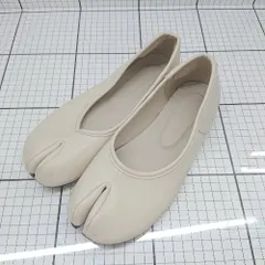 ◇ Θ rectangle レクタングル シンプル カジュアル スプリットトゥバレエシューズ サイズS アイボリー系 レディース E  【1508200032856】