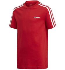 アディダスジュニア3ストライプス半袖Tシャツ★赤130新品
