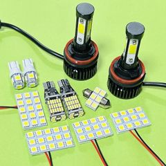 L275/285F プレオ LED ルームランプ ウェッジ球セット T10 COB全面発光 バックランプ 車内灯 リバースランプ ヘッドライト パーツ  - メルカリ