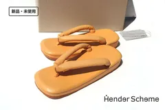 エンダースキーマ Hender Scheme 新品  レザー雪駄 manual industrial products 11 ナチュラル 4のサムネイル