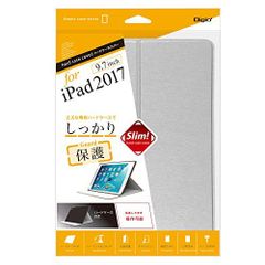〈人気商品〉iPad 9.7 第5世代 2017_シルバー iPad 9.7inch 2017 用 ハードケースカバー シルバー 47856