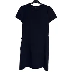 B052 FOXEY フォクシー ワンピース ドレス ウール シンプル ネイビー レディース 38