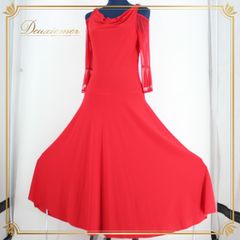 美品 日本製社交ダンス衣装】 ブルー系 グリーン系 水色 青緑
