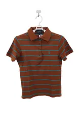 【美品】PEARLY GATES(パーリーゲイツ) ポロシャツ 茶色系 レディース 1 055-260153 ゴルフ用品 2506-1000 中古