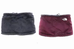 ザノースフェイス THE NORTH FACE Reversible Neck Gaiter リバーシブル ネック ゲイター ネックウォーマー PERTEX QUANTUM ナイロン フリース ロゴ刺繍 プリント グレー ボルドー NN72002 /KWのサムネイル