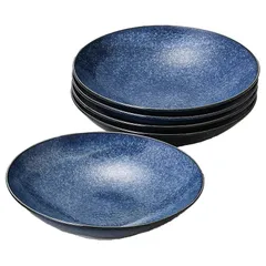 【在庫セール】窯変紺 深皿揃