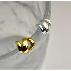 ピアス オープンフープイヤリング シルバー925 シンプル デザイン 個性  可愛い レディース 金属アレルギー対応