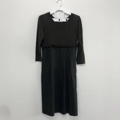 最終出品大幅値下げ☆新品16万【CIVIDINIチヴィディーニ】異素材ワンピース 超美品 cividini チヴィディーニ ニットワンピース グレー系