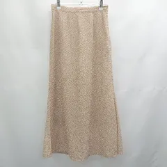 ◇ ⊂ FREAK'S STORE フリークスストア 花柄 総柄 レトロ ロング Aライン スカート サイズS ベージュ系 レディース E  【1508060026699】のサムネイル