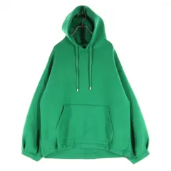 美品 niko and... ニコアンド 長袖 パーカー M グリーン 伸縮性あり メンズ 古着