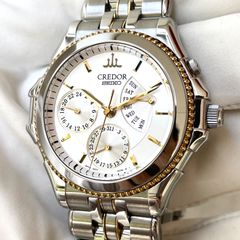 最終価格 Credor / CREDOR パシフィーク レトログラード 18KT×SS 4S77-0A30 CBG996 Seiko セイコー クレドール 自動巻 腕時計