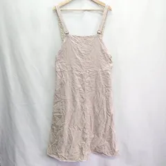 ◇ ⊂ studio CLIP スタディオクリップ コットン系 キャミソール 膝丈 ワンピース サイズM ベージュ レディース E  【1409240015574】