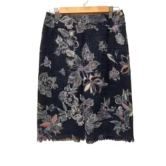 試着のみ クリーニング済 パラスパレス インディゴ刺繍スカート フリー 試着のみ クリーニング済 パラスパレス インディゴ刺繍スカート フリー