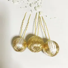 和玉  髪飾り 鞠　3本セット　七五三　髪飾り　成人式　卒業式　和玉  fs1007