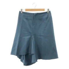 JUNYA WATANABE COMME des GARCONS / ジュンヤワタナベ | AD1996 | ウール フレア スカート パンツ | M | ブルー/グレー/ブラック | レディース