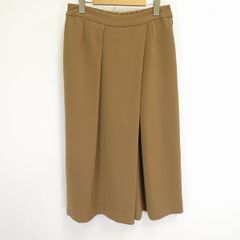 #a レリアン Leilian パンツ 11号 茶系 ガウチョ 日本製 レディース [962961] k01