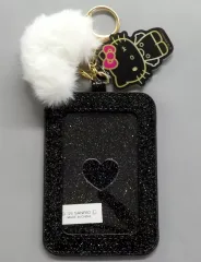 【中古】財布・パスケース ハローキティ(ギャルシリーズ) パスケース ブラック 「サンリオキャラクターズ」