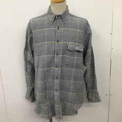 USED 古着 シャツ、ブラウス 長袖 長袖シャツ カラーシャツ ポケットシャツ 長袖カットソー チェックシャツ